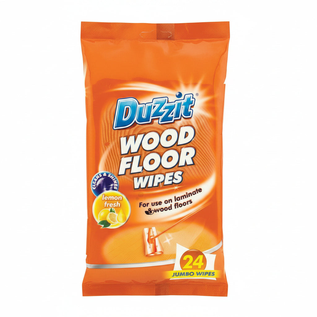 Duzzit Wood Floor Wipes 24 Pack