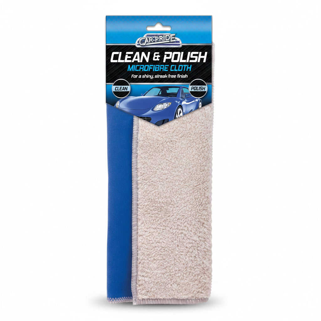 Clean & Polish Dry Microfibre Cloth