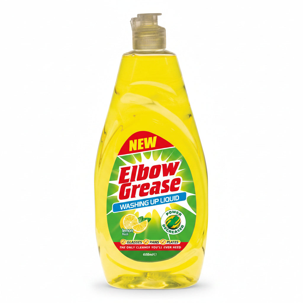 Elbow Grease Lemon Washing Up Liquid 600ml
