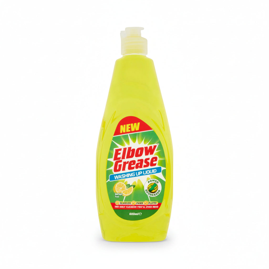 Elbow Grease Washing Up Liquid Lemon 600ml
