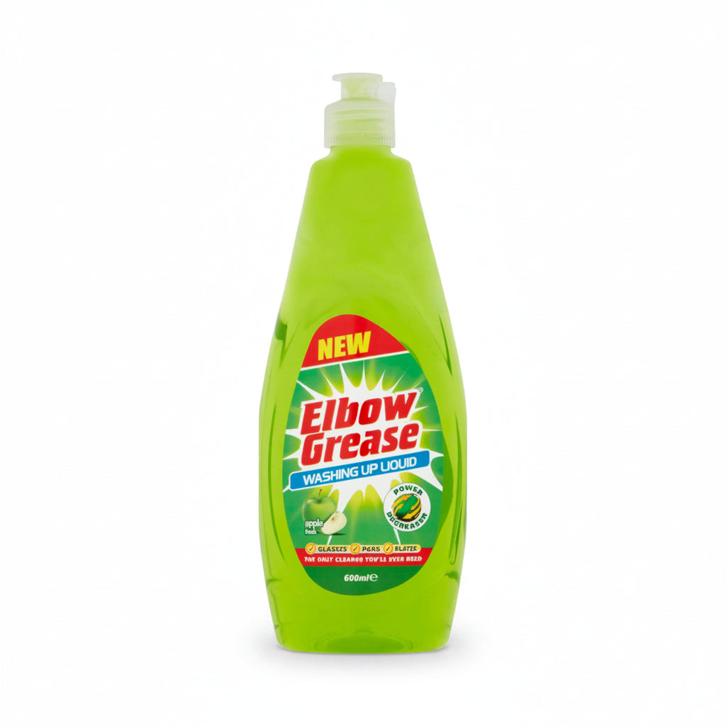 Elbow Grease Washing Up Liquid Apple 600ml