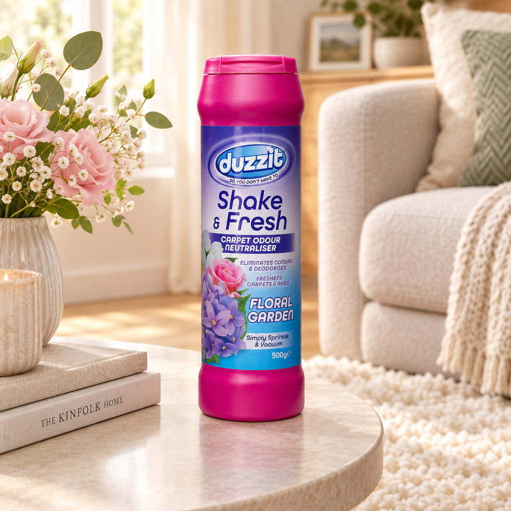 Duzzit Shake & Fresh Floral Garden Carpet Freshener 500g