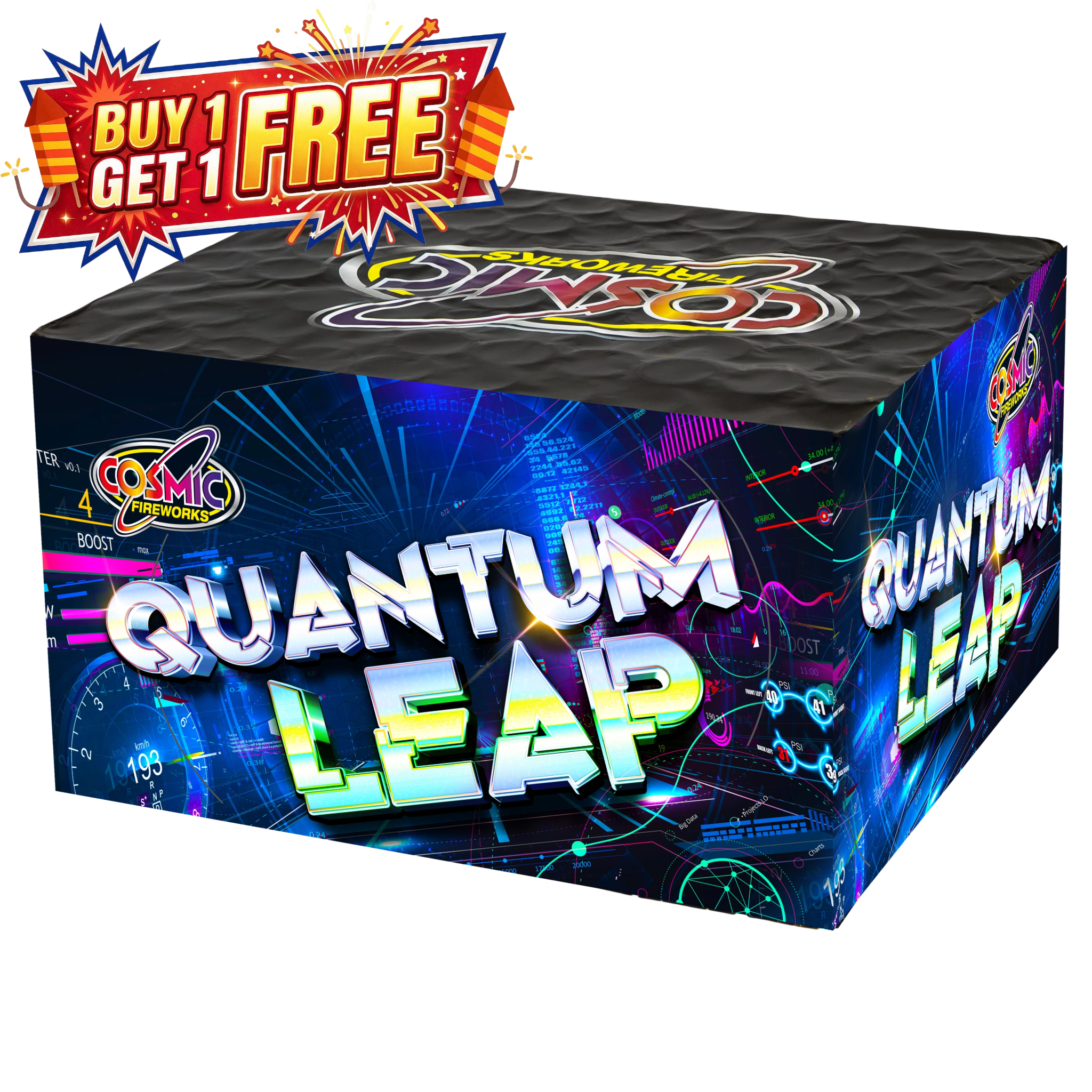 Quantum Leap 80 Shot Cake