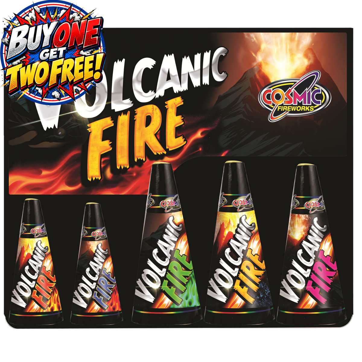 Volcanic Fire | 5 Piece Fountains