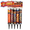 Atomic Boom Single Shot | 5 Piece Roman Candles