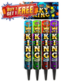 Sky King Twin Burst | 4 Piece Roman Candles