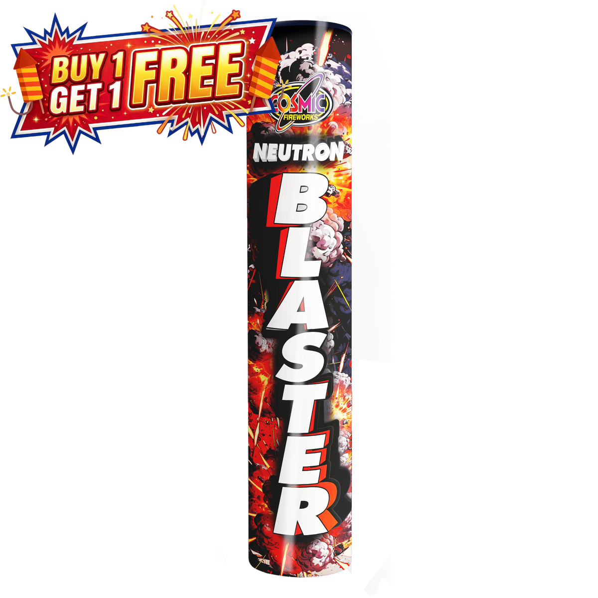 Neutron Blaster 56 Shot Roman Candle Barrage