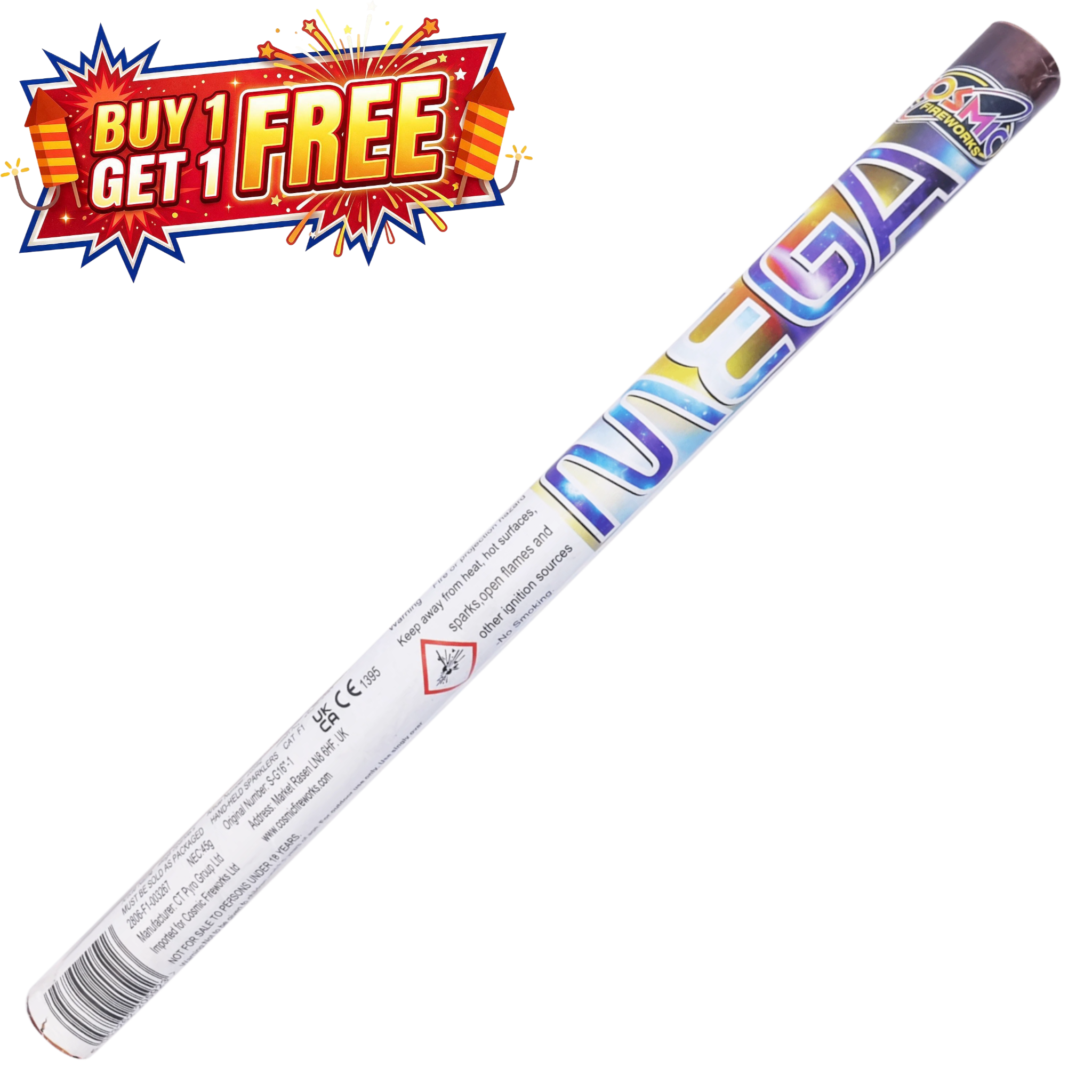 16" Mega Gold Sparklers | 10 Pack