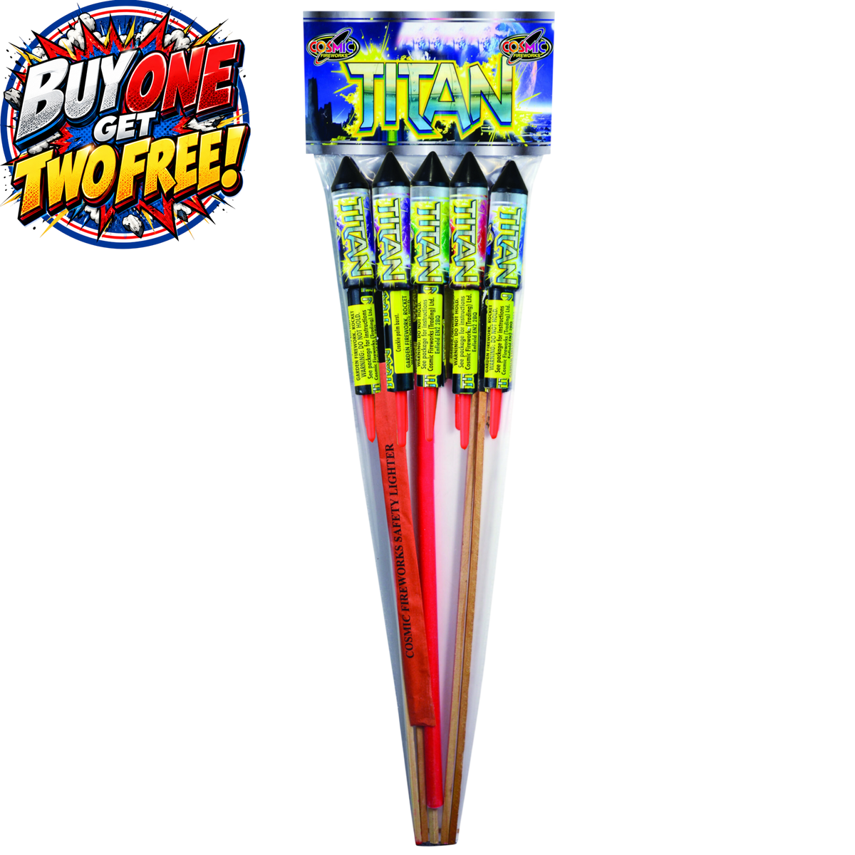 Titan | 5 Piece Rockets