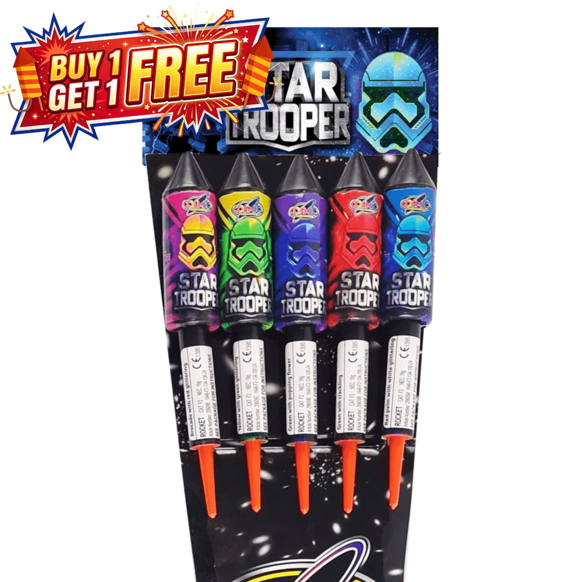 Star Trooper | 5 Piece Rockets