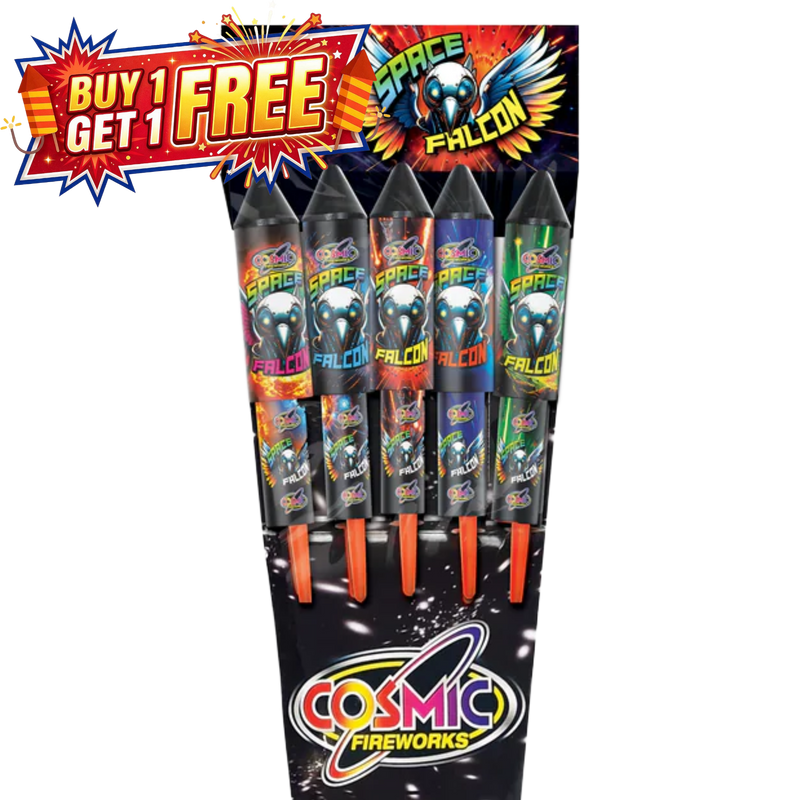 Space Falcon Rockets 1.3G | 5 Pack