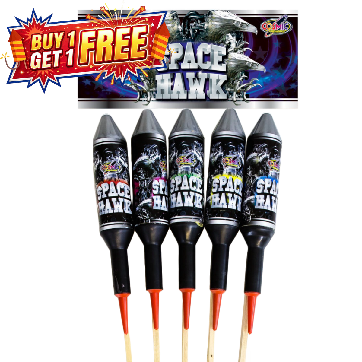 Space Hawk | 5 Piece Rockets