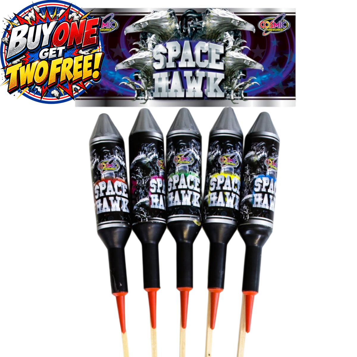 Space Hawk | 5 Piece Rockets