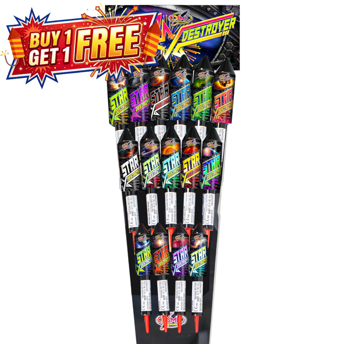 Star Destroyer | 15 Piece Rockets