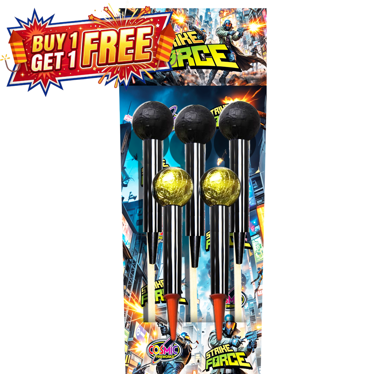 Strike Force | 5 Piece Rockets