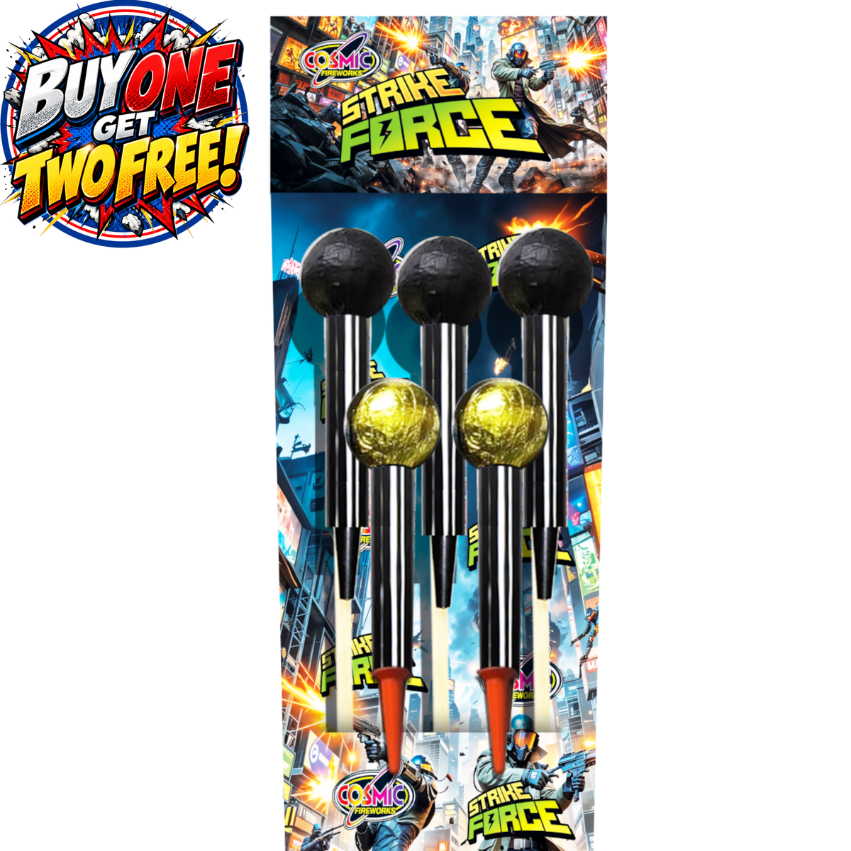 Strike Force | 5 Piece Rockets