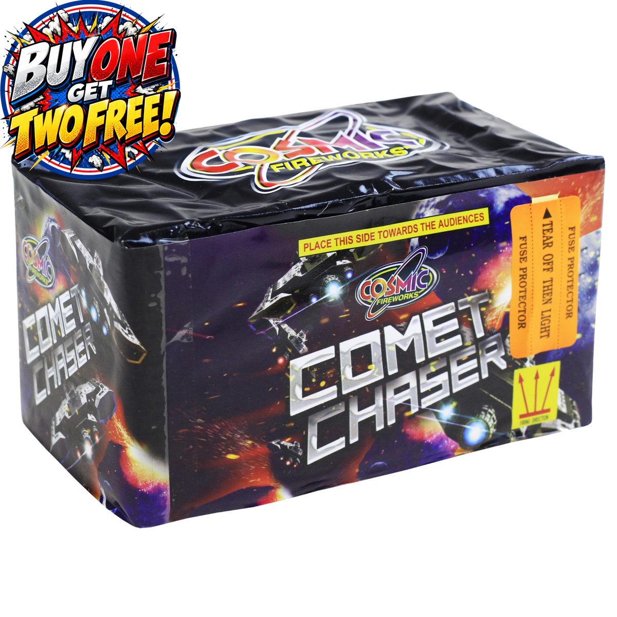 Comet Chaser 20 Shot Cake