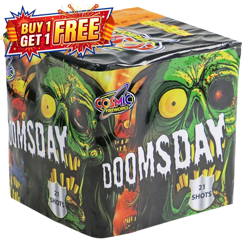 Doomsday 21 Shot Cake