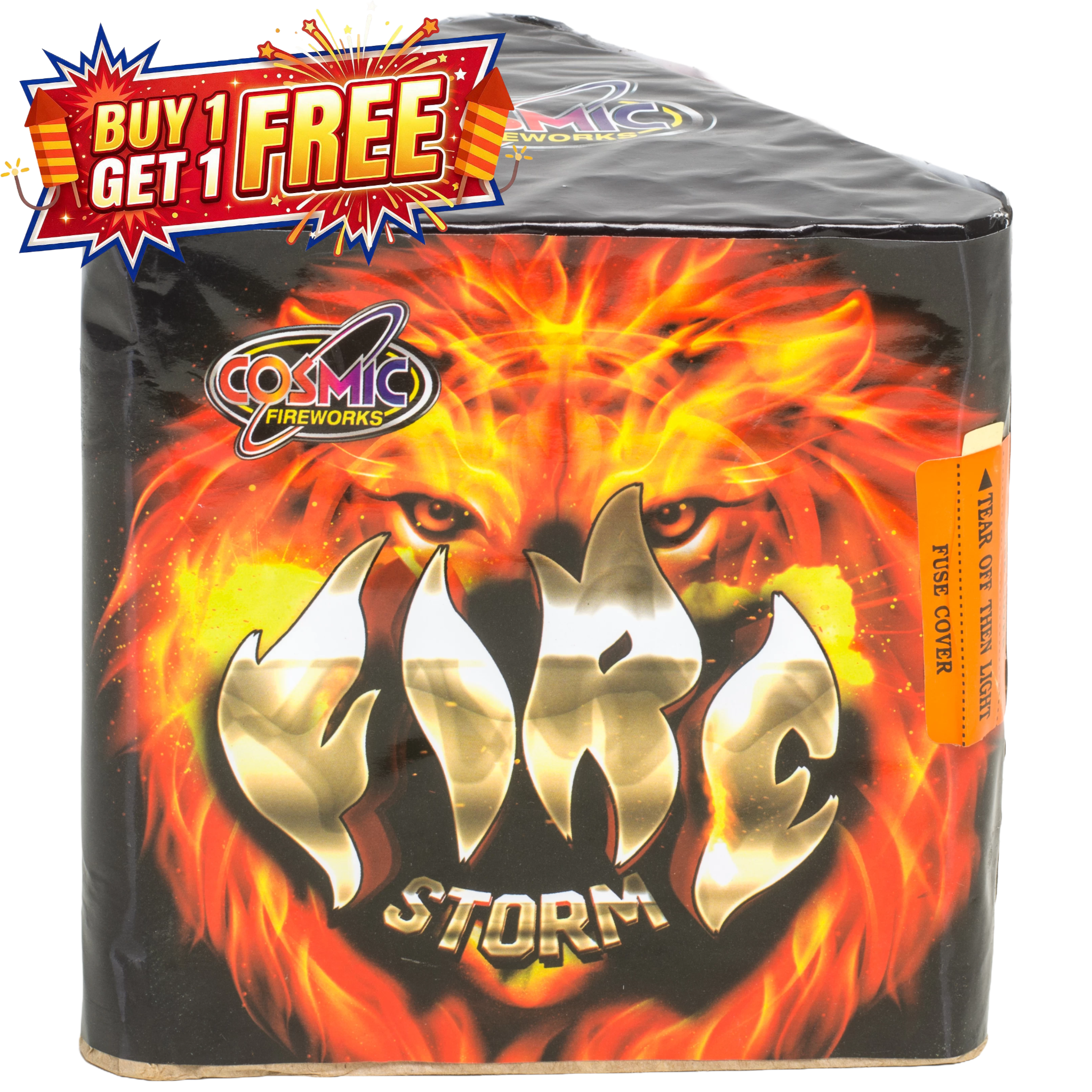 Fire Storm 21 Shot Cake