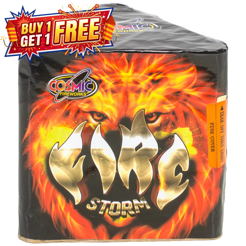 Fire Storm 21 Shot Cake