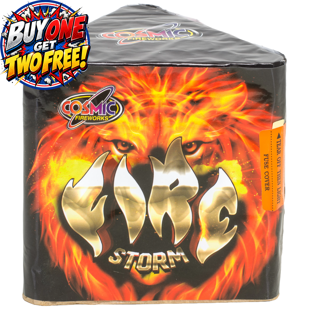 Fire Storm 21 Shot Cake