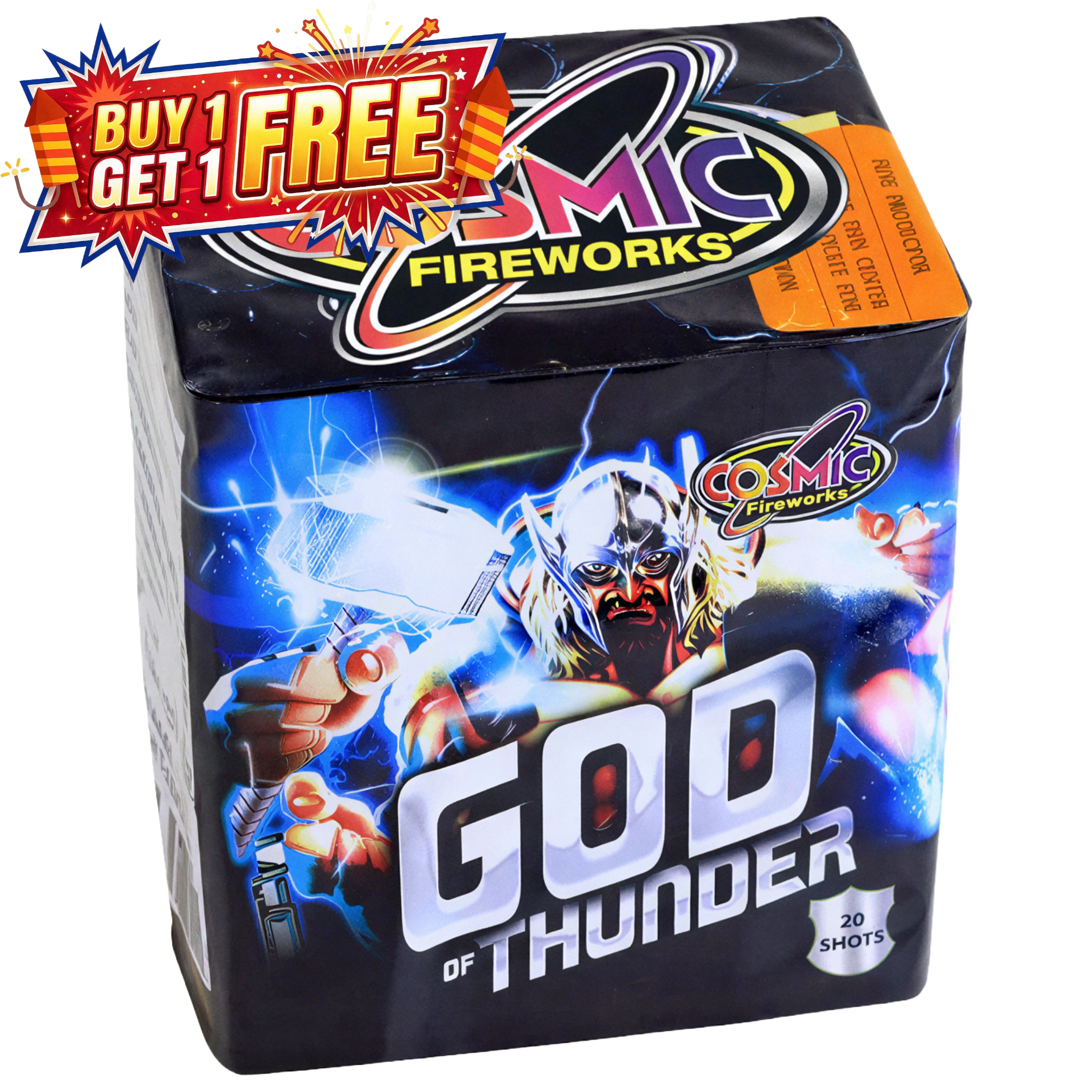 God of Thunder 20 Shot Cake