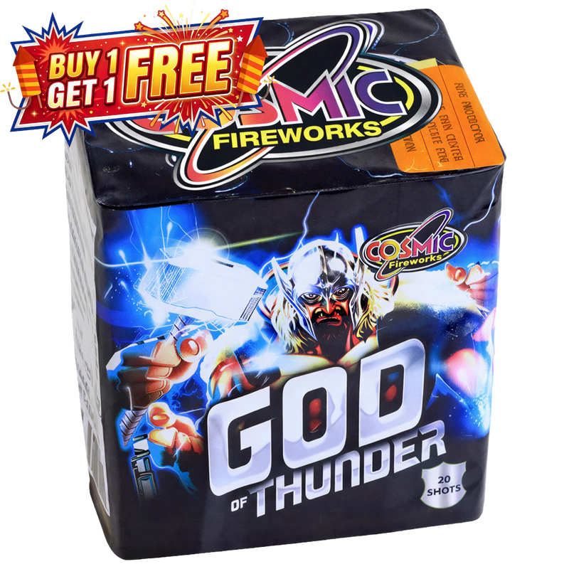God of Thunder 20 Shot Cake