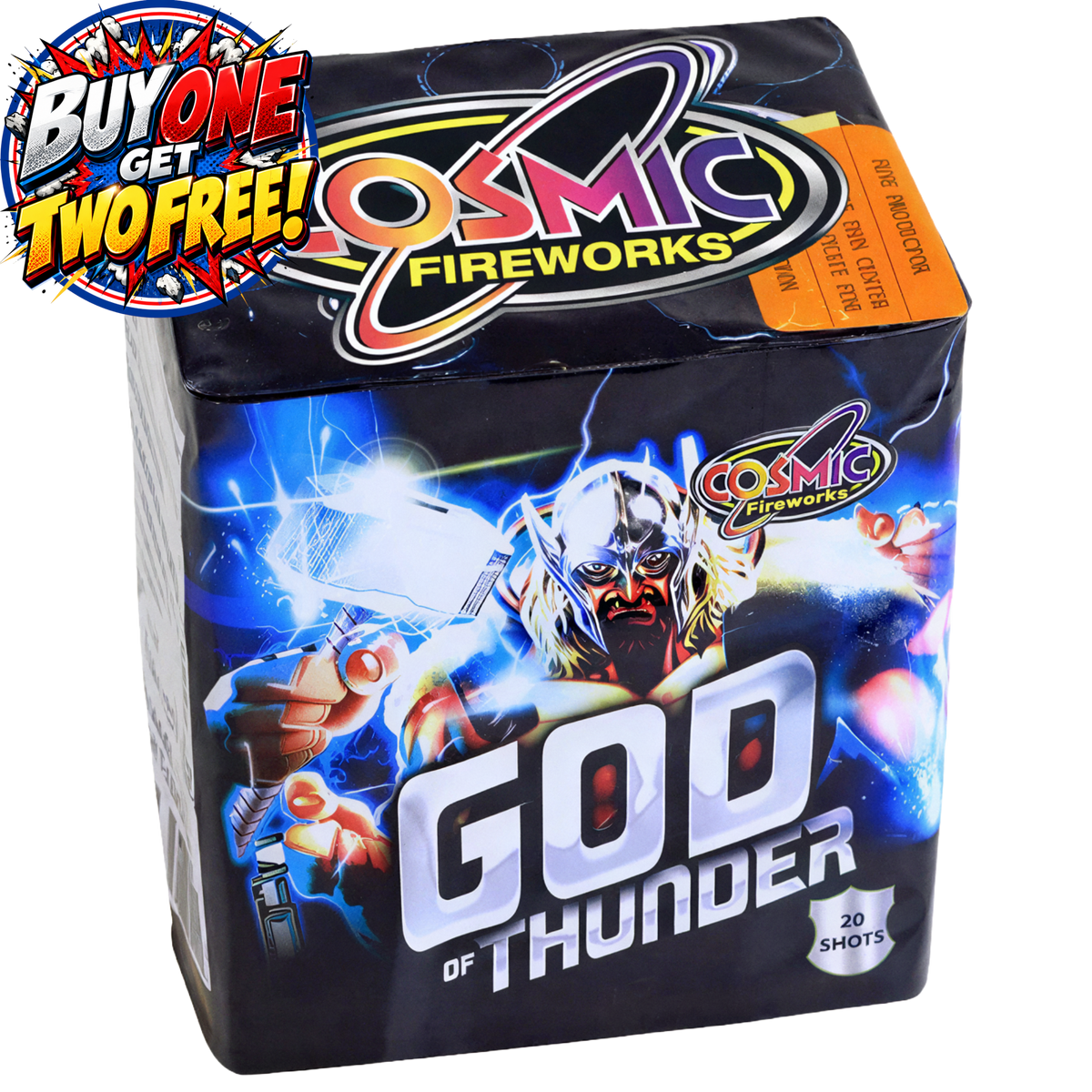 God of Thunder 20 Shot Cake