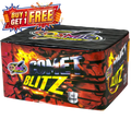 Comet Blitz 63 Shot Cake