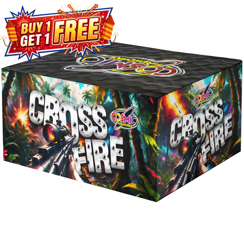 Crossfire 106 Shot Cake