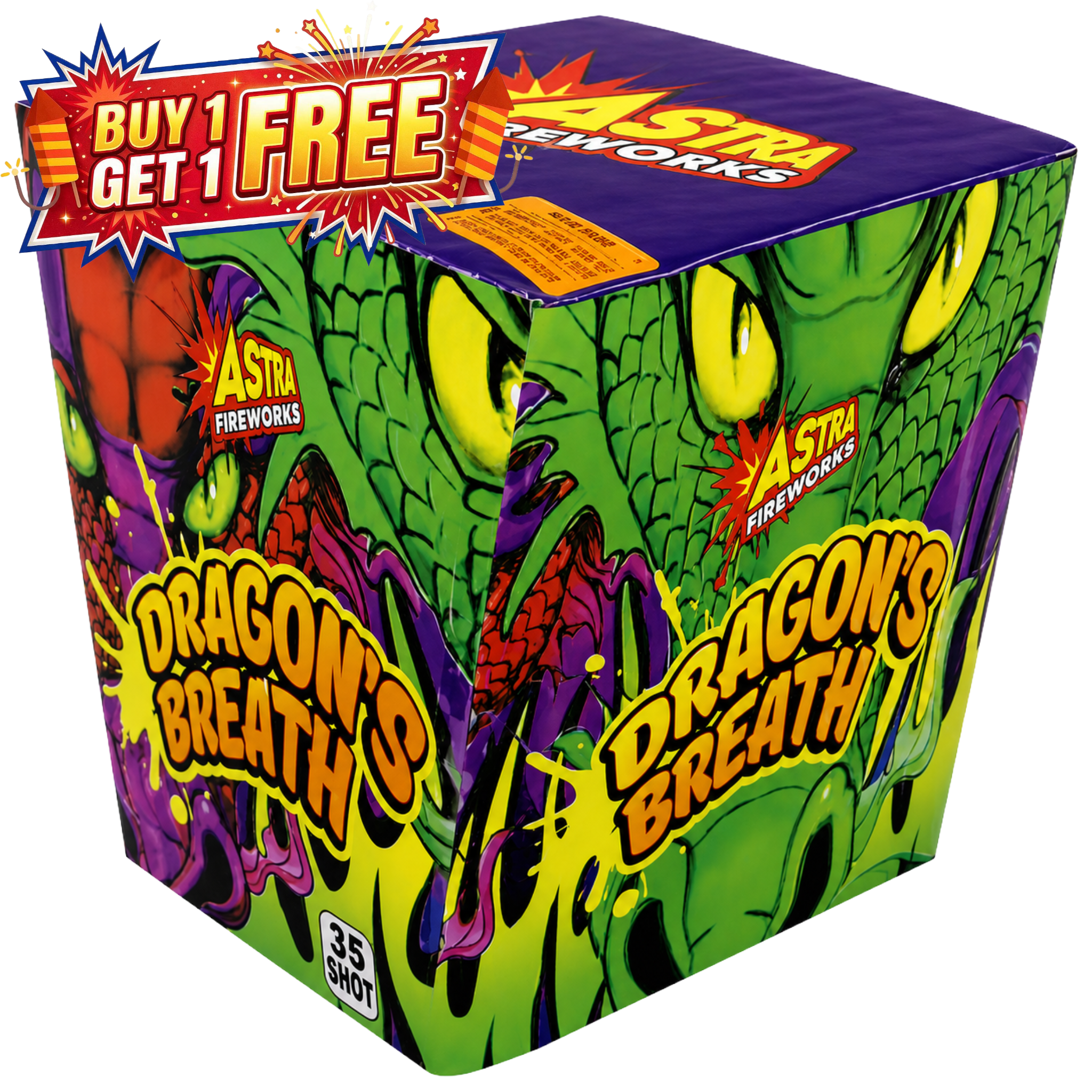 Dragon's Breath 35 Shot Fan Cake