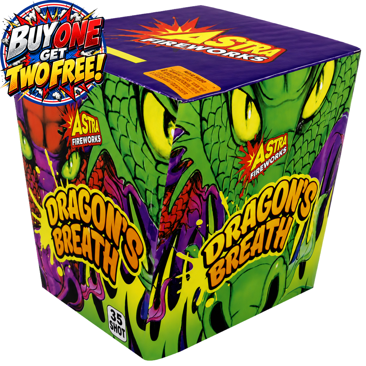Dragon's Breath 35 Shot Fan Cake