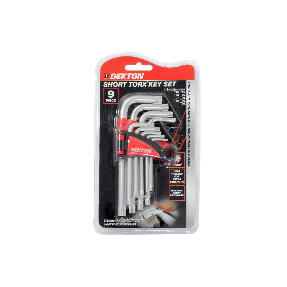 9Pc Short Torx Key Set