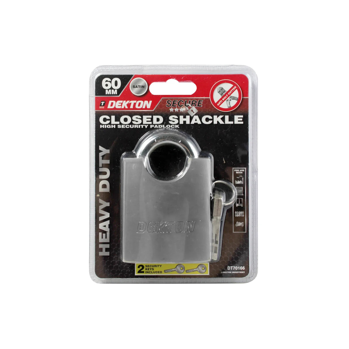 60mm Closed Shackle Padlock