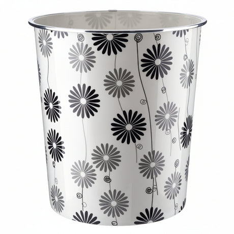 Home+ Round Polka Dot Print Waste Bin 7.7 Litre