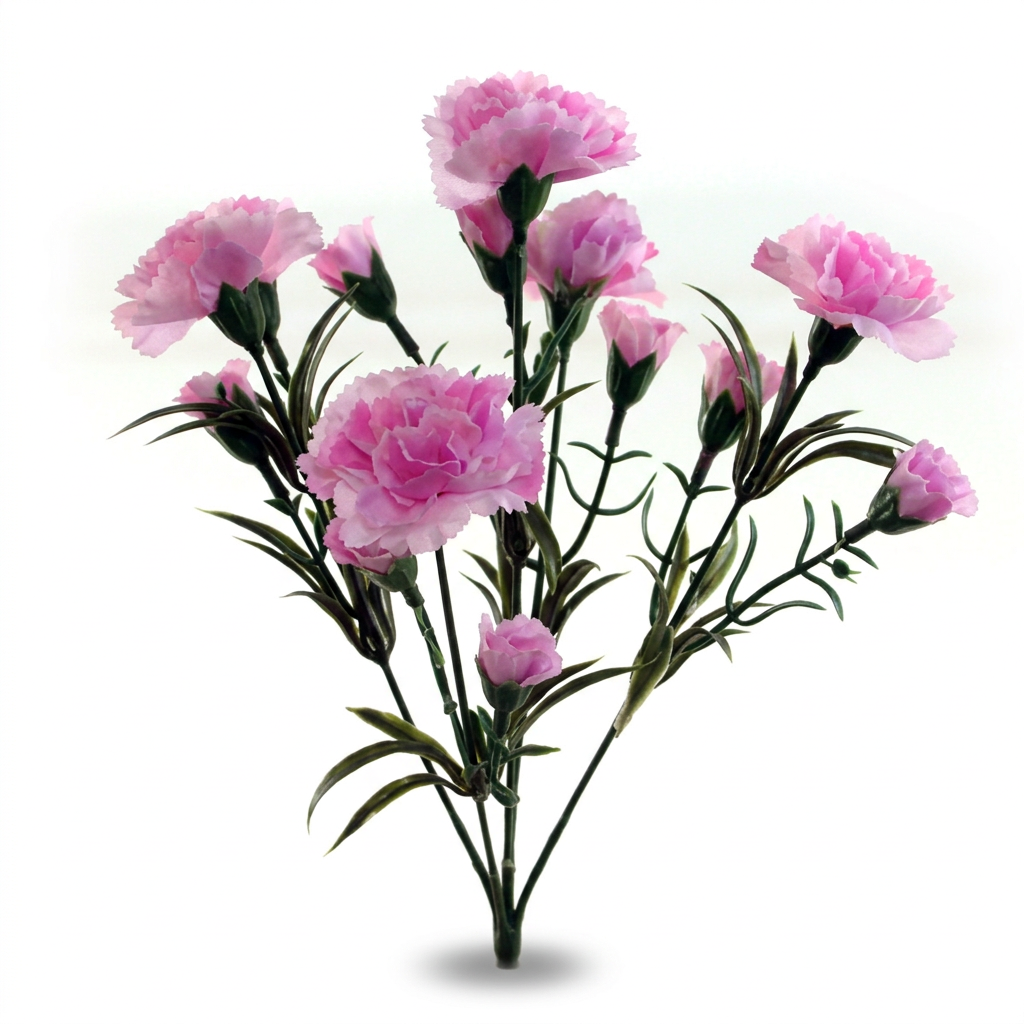 Lilac carnation bush