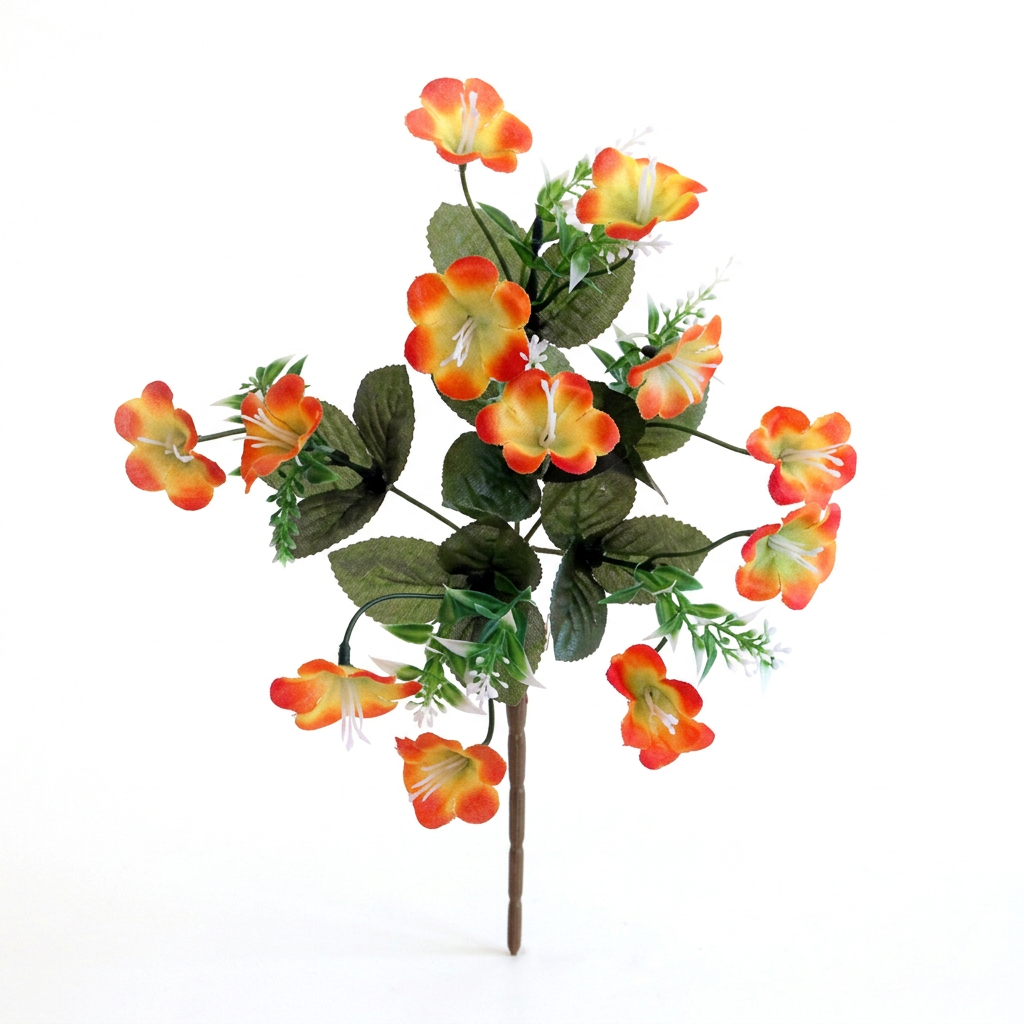 Orange and yellow wild blossom