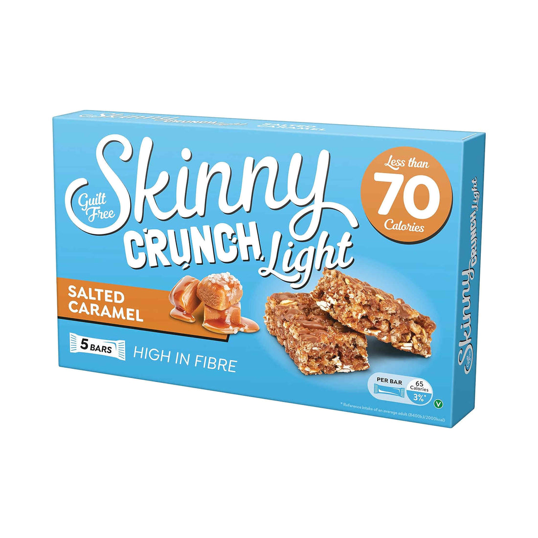 Skinny Crunch Light Salted Caramel | 5 x 19g