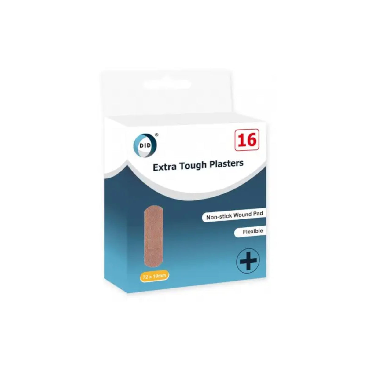 Extra Tough Plasters - 16 Pack for Protection & Healing