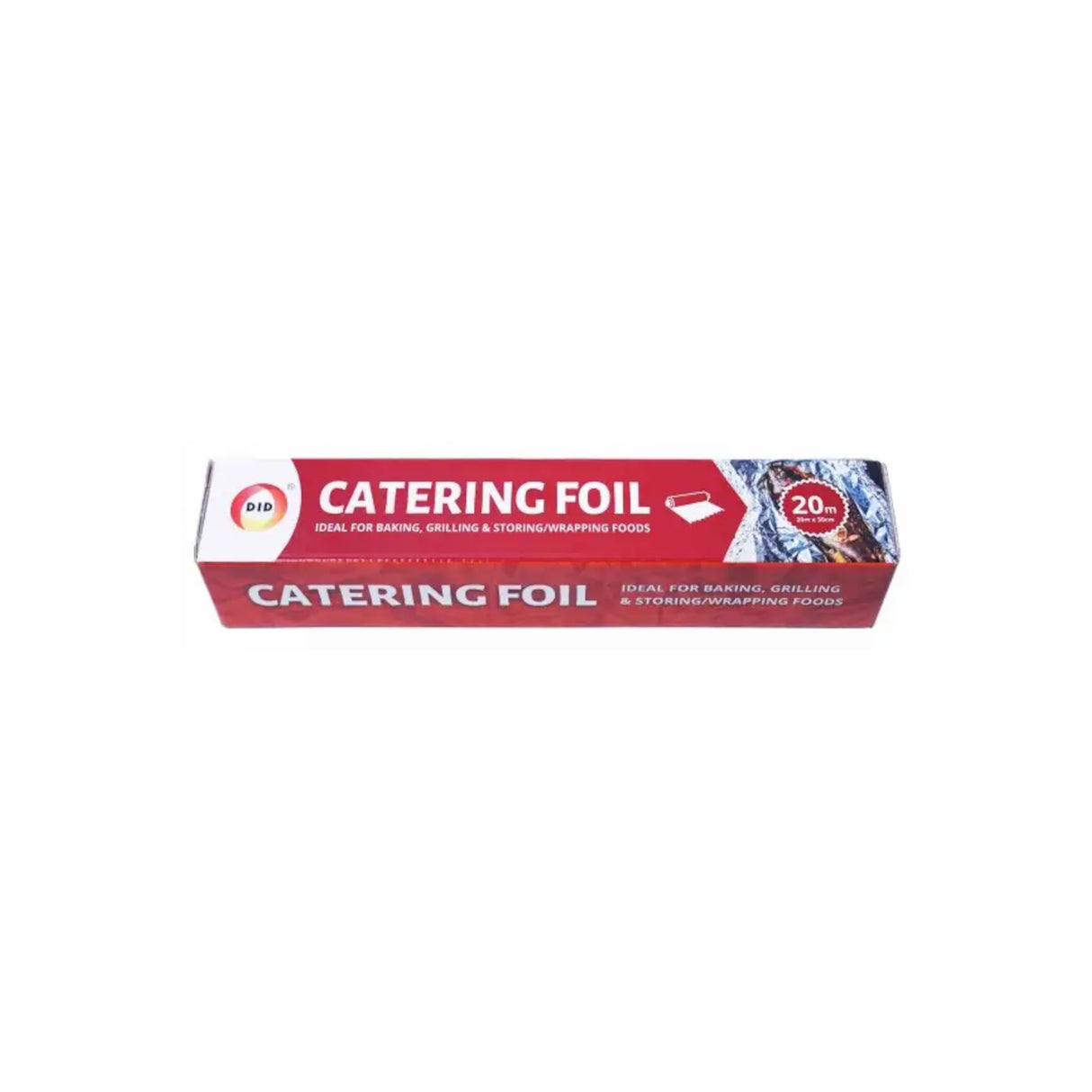 Catering Foil - 20m x 30cm, Heavy Duty for Cooking & Wrapping