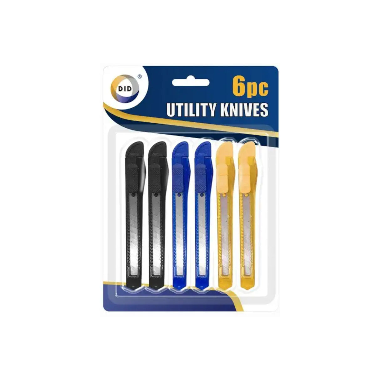 Utility Knives - 6 Pack for Precision & Tough Cutting Tasks