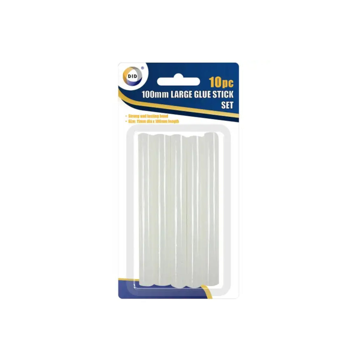 Large Glue Stick Set - 100mm, 10 Pack for Crafting & DIY Projects