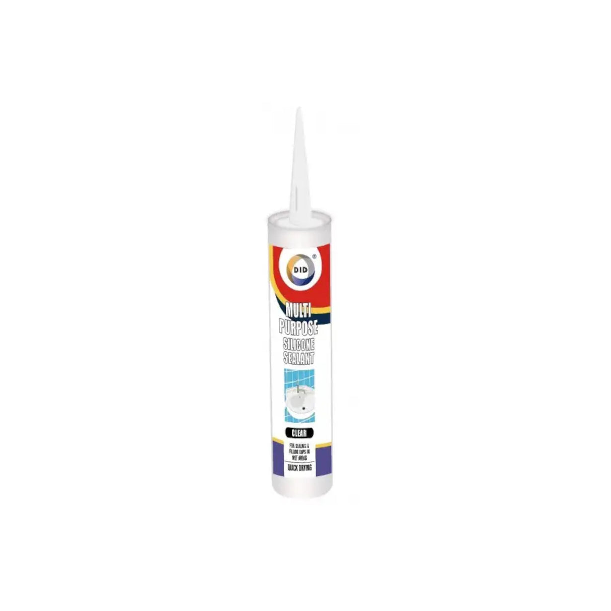 Multi Purpose Silicone Sealant - Clear, 260ml for Sealing & Repairs
