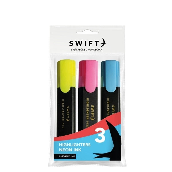 Highlighters 3 Pack Assorted