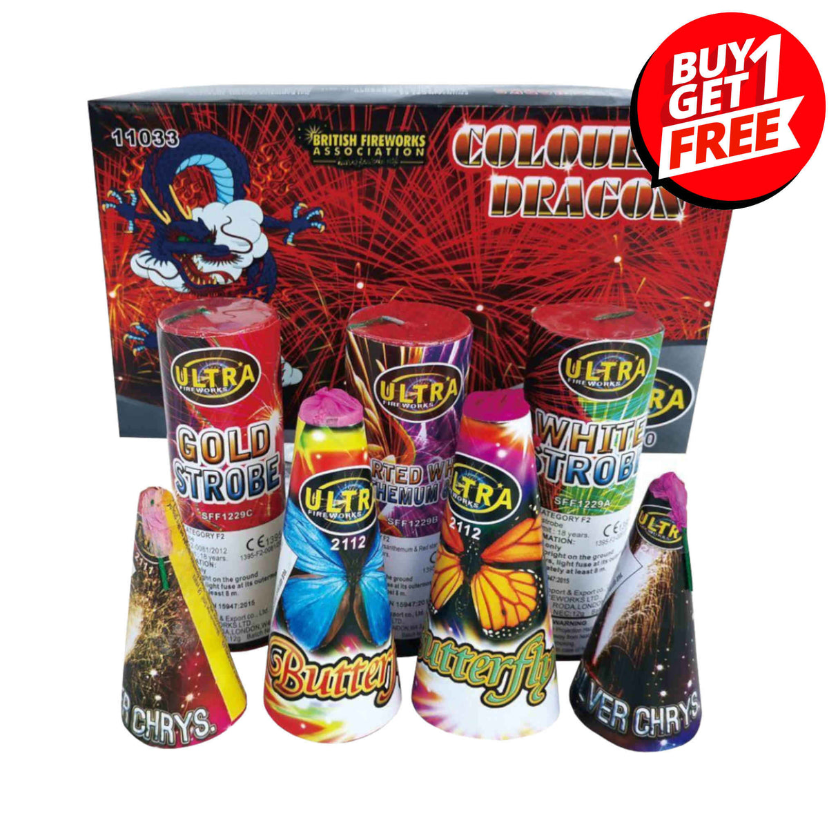 Colourful Dragon Selection Box | 9 Piece