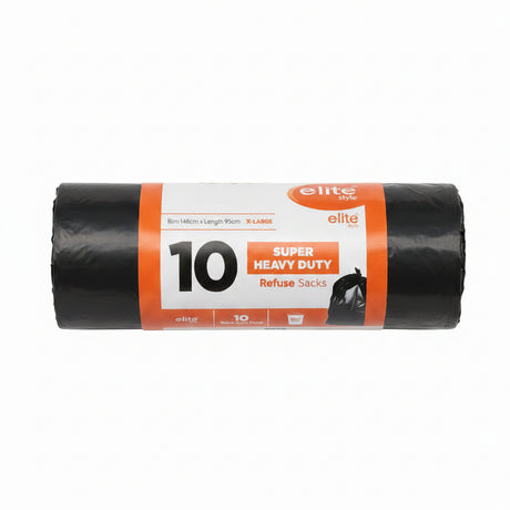 10 Super Heavy Duty Refuse Sacks 100 Litre