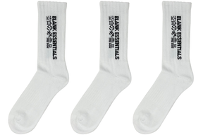 Blank Essentials White Crew Socks 3 pair