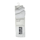 Blank Essentials White Crew Socks 3 pair