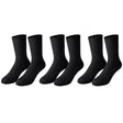 EasyTop Men’s Bamboo & Organic Cotton Diabetic Socks – Black (3 Pack, UK 7–11)