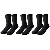 EasyTop Men’s Bamboo & Organic Cotton Diabetic Socks – Black (3 Pack, UK 7–11)